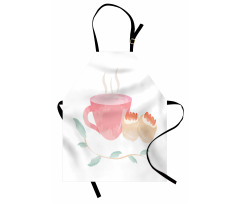 Watercolor Scones Cup Apron