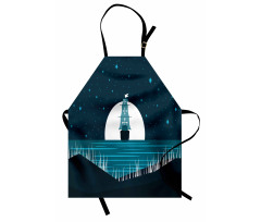 Moonlight on Water Ship Apron