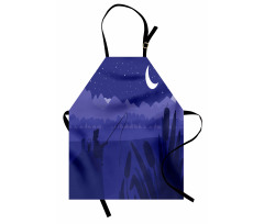 Fisherman Moon River Apron