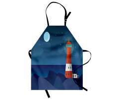 Lighthouse at Night Apron