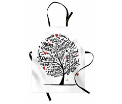 Calligraphic Doodling Apron