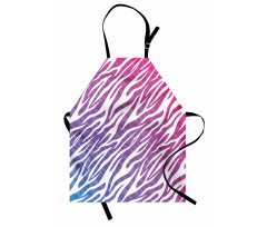 Colorful and Striped Artwork Apron