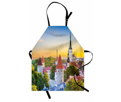 Estonia Historic Town Sunset Apron