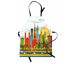 Graphic Image Medellin City Apron