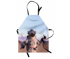 Astronaut Giving Thumbs Apron