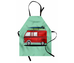 Van with Surf Boards Apron