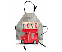 Toy with Love Words Apron