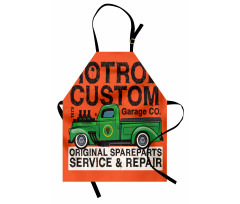 Garage Retro Vehicle Apron