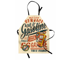 Grunge Gasoline Art Apron