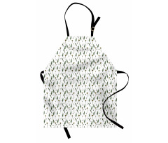 Floral Spring Botany Love Apron