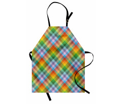 Colorful Summer Madras Style Apron