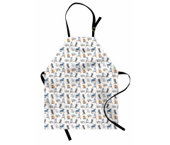 Sketchy Kittens Apron