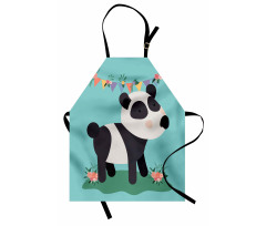 Children's Party with Flowers Apron