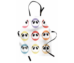 Round with Animal Faces Fun Apron