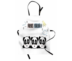 3 Pandas Design Apron