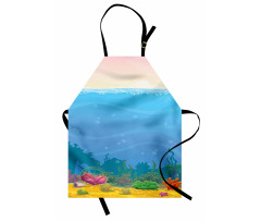 Vertical Underwater Scene Apron