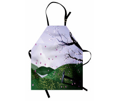 Spring Time Scene Apron