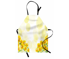 Sunflowers Blots Apron