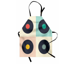 Pastel Record Discs Apron