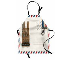 Postcard Stamp Apron