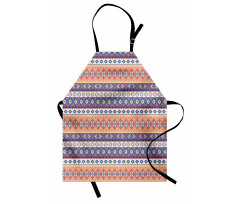 Mexican Inspired Lines Art Apron