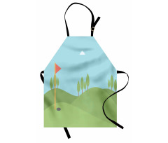 Hole and Flag Apron