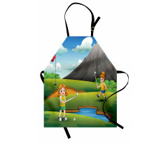 Golfer Children Apron