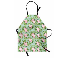 Hibiscus Blooming Bouquets Apron