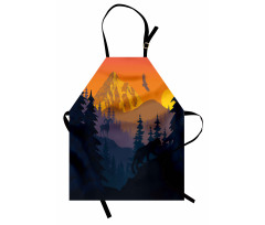 Wild Nature Landscape Art Apron