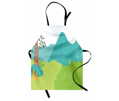 Dotted Mountains Apron