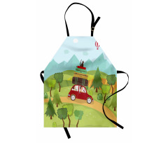 Road Tripping Family Apron