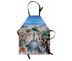 Square in Rome Cityscape Apron