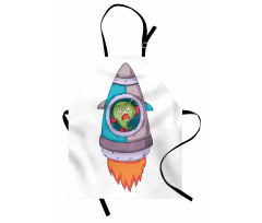 Monster Rocket Space Travel Apron