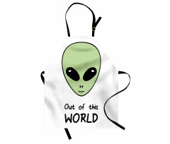 Out of This World UFO Being Apron