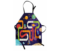 Cartoon Style Children Flying Apron