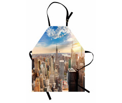 Sunset Urban Aerial Photo Apron