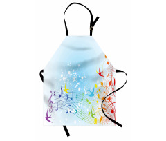 Spring Scene Flourishes Apron