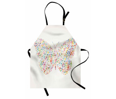 Butterfly with Notes Apron