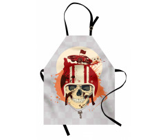 Racing Driver Horror Art Apron