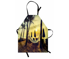 Coconut Exotic Palm Trees Apron