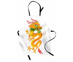 Fierce Animal Cartoon Design Apron