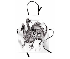 3 Headed Wild Character Apron