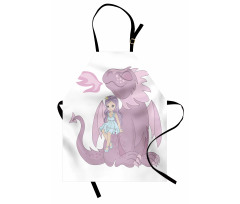 Princess Sitting on Creature Apron