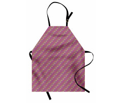 Blooming 4 Petal Flowers Apron