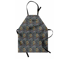 Dots and Flourish Shapes Apron