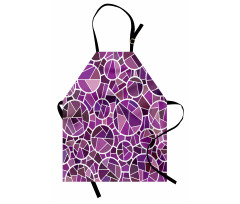 Purple Color Palette Motif Apron