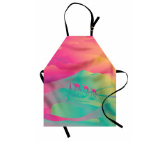 Camel Caravan Man and Sunset Apron