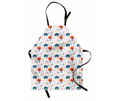 Fall Woodland Racoon Apron