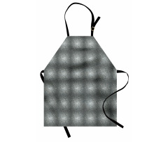 Floral Strokes in Greyscale Apron