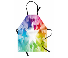 Rainbow Colors Burst Apron